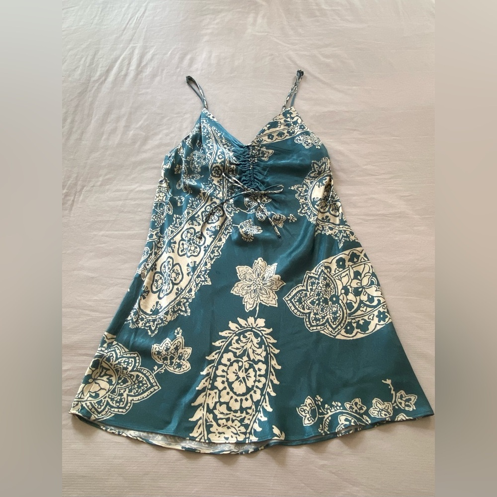 Zara Printed Slip Dress